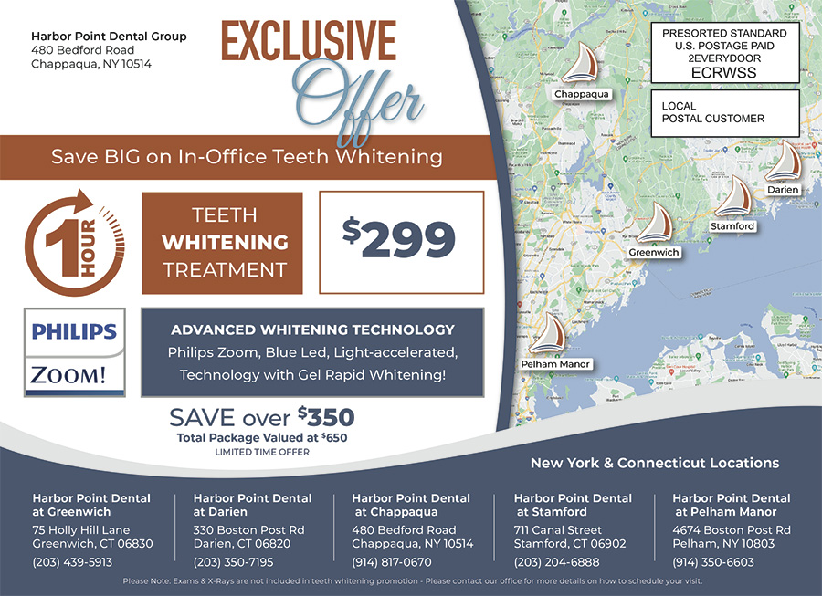 This is the back or of a direct mail postcard designed by Christopher Gaccione.