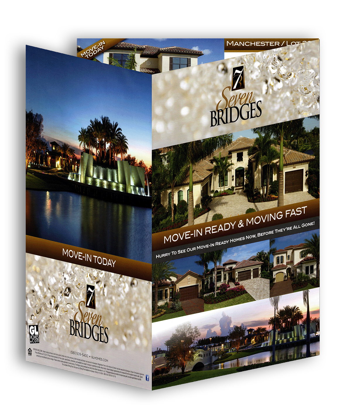 This is a 12 page folded gatefold catalog for real estate marketing designed and produced by Christopher Gaccione
