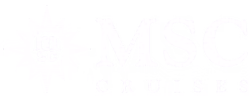 MSC Cruises logo used by Christopher Gaccione to provide graphic design to the MSC Cruise line.