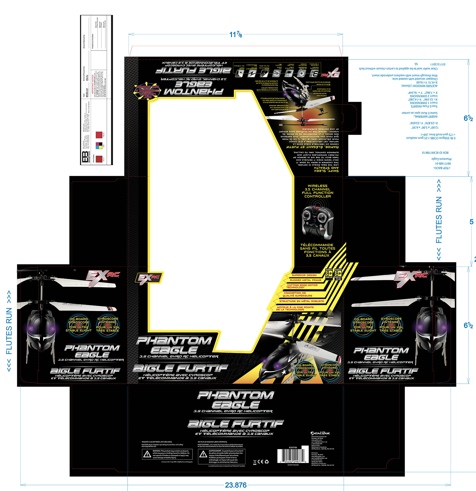 This a toy package designed and produced by Christopher Gaccione.