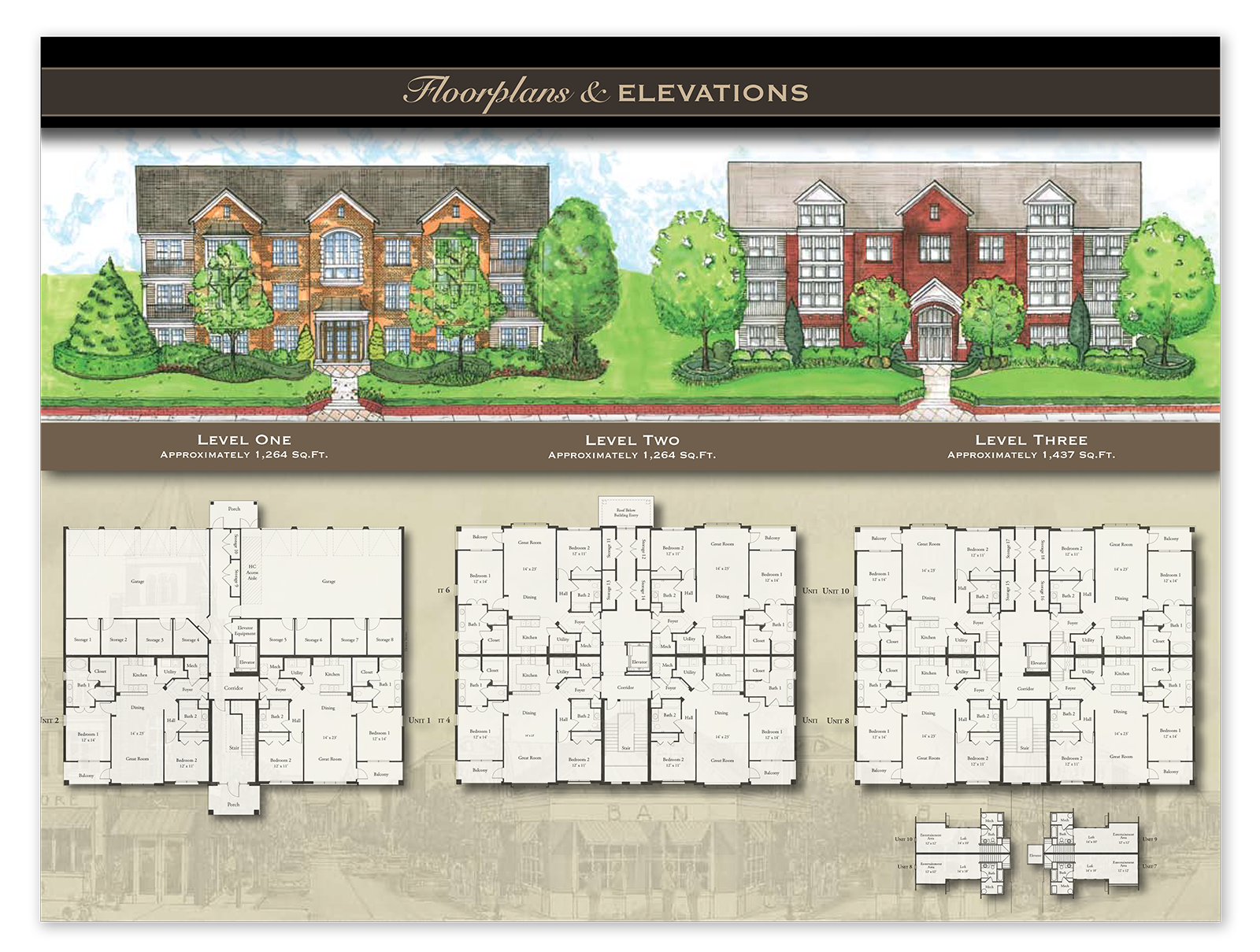 This is a real estate floorplan and elevation diagram designed and produced by Christopher Gaccione.