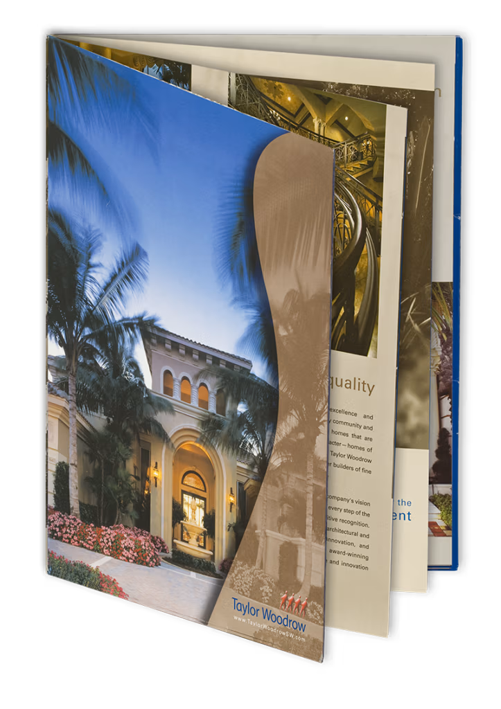 Sales Collateral Design for real estate brochures by GaccioneDesign.com